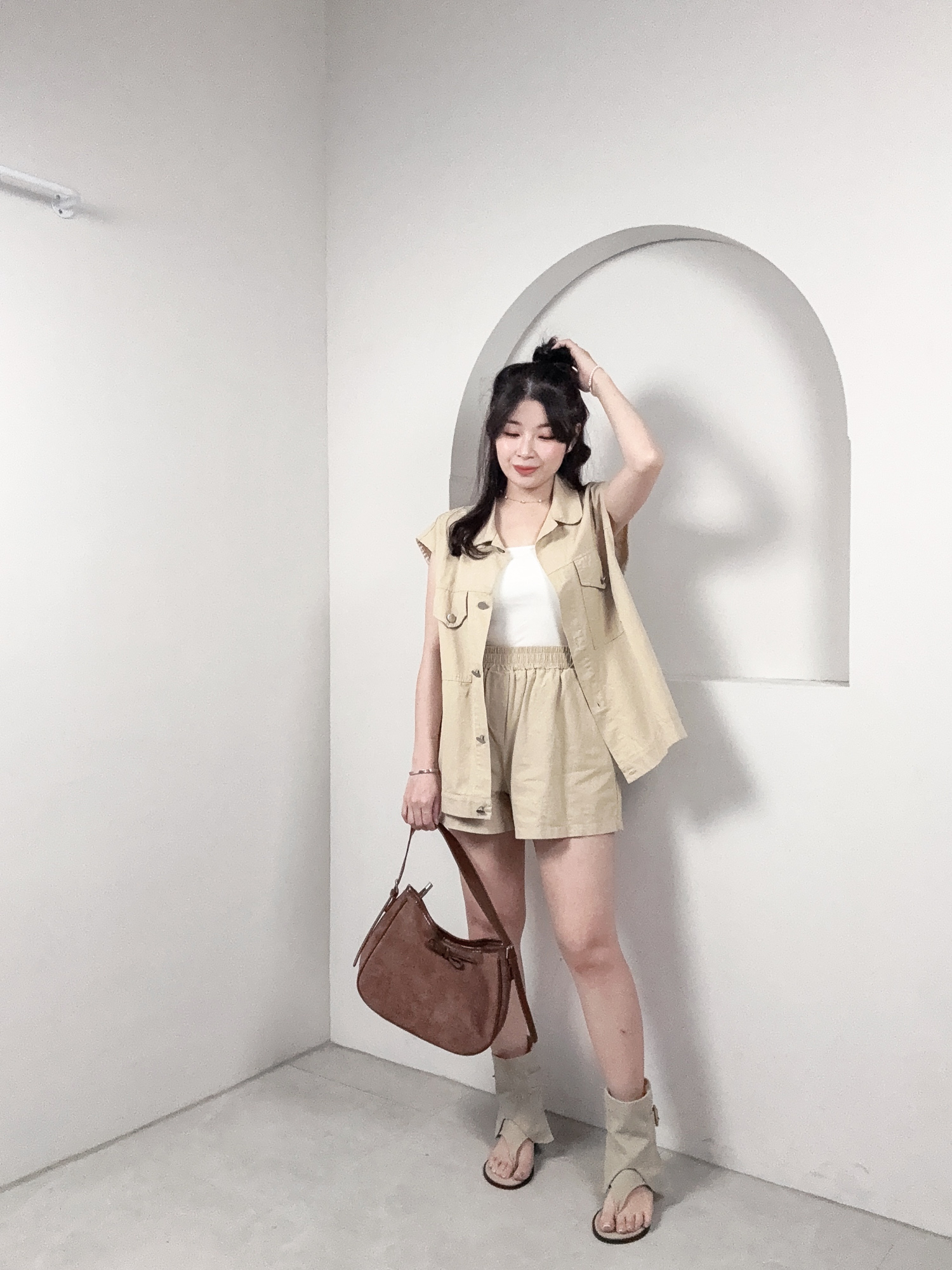 薄丹寧奶油系♡套裝