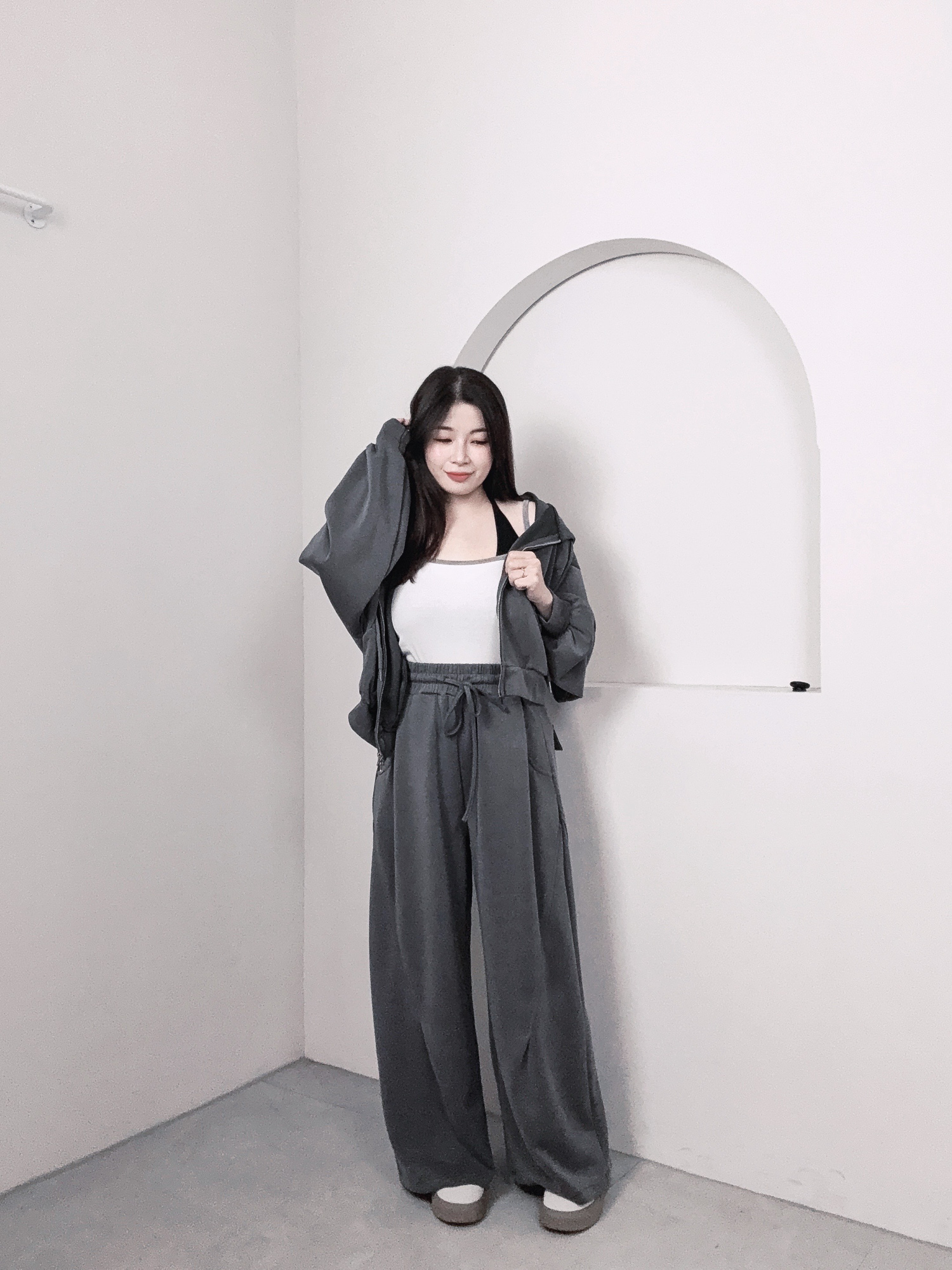 超正機場穿搭♡三件套