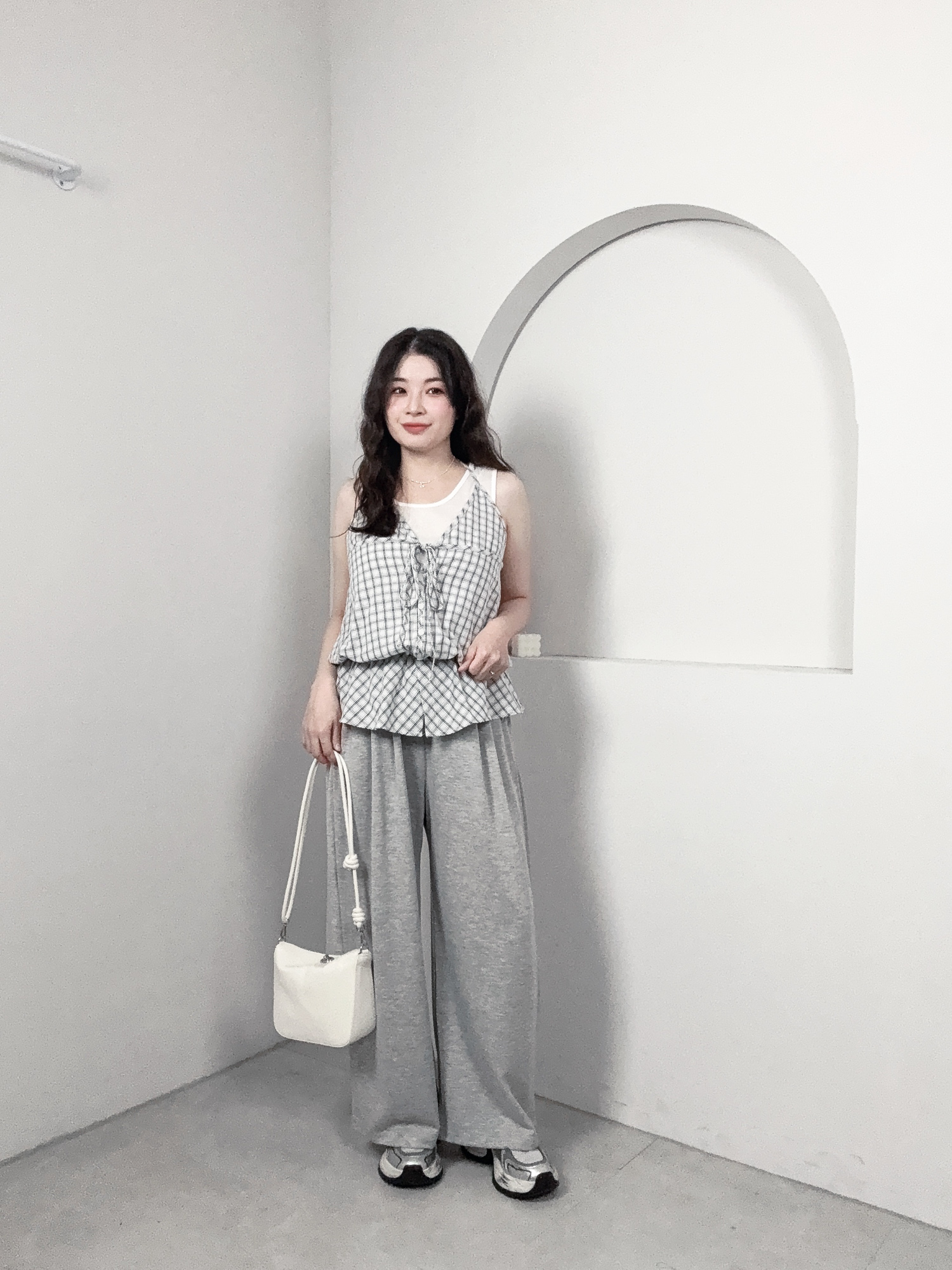 韓系女孩假兩件♡上衣