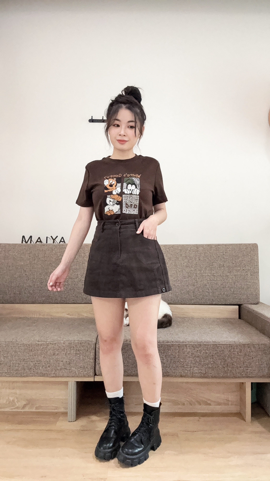 微秋栗子小姐褲裙