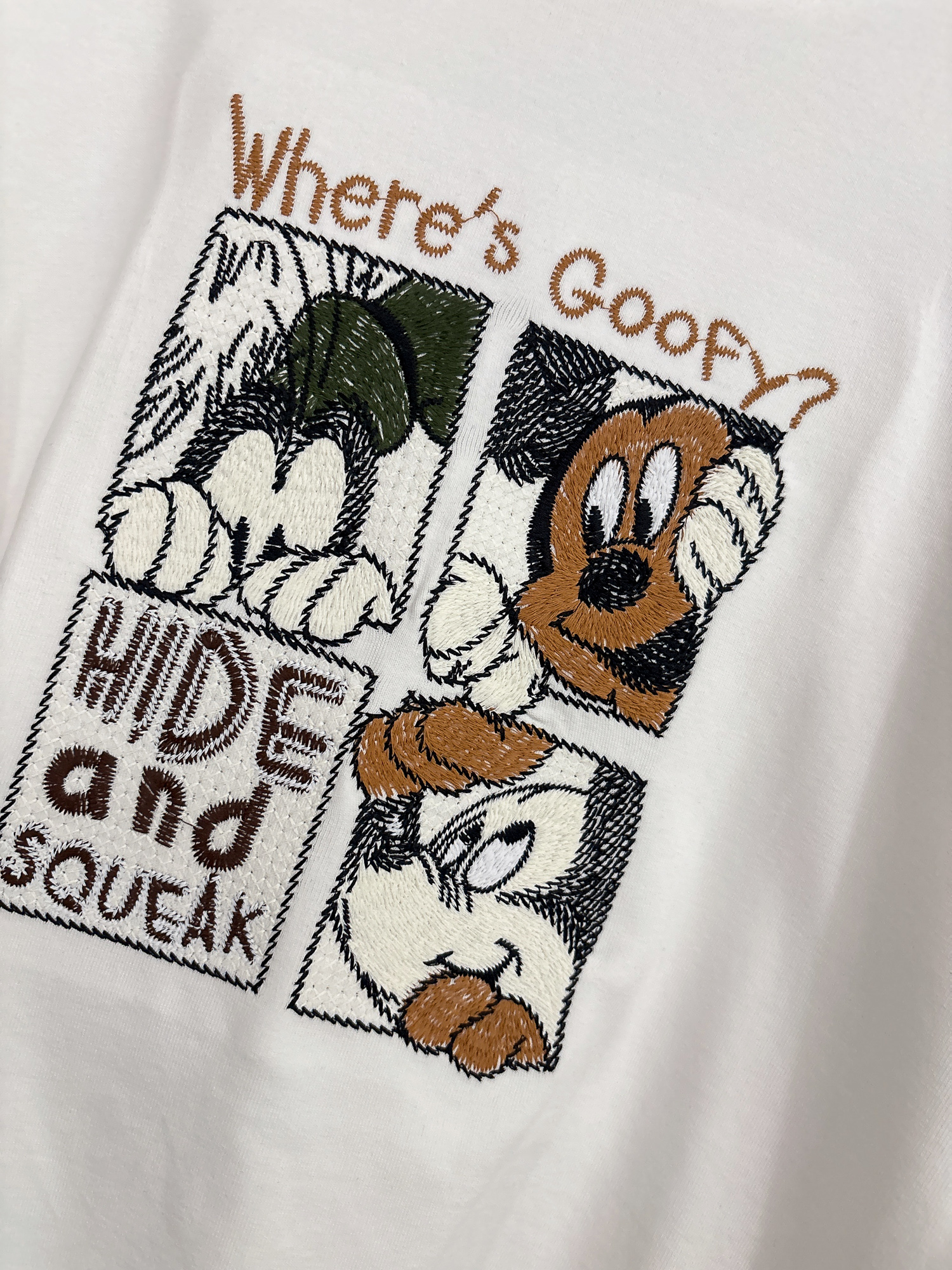 米奇刺繡圖騰T
