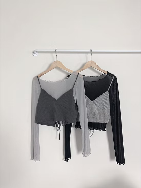 現+預｜霧紗日系兩件